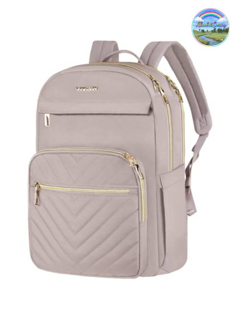 15.6 Inch Laptop Backpack Waterproof Nylon Large Capacity Multi-Compartment